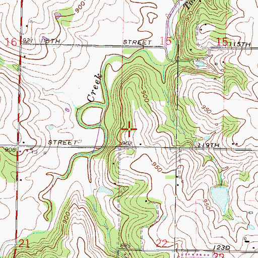Topographic Map of Nativity Parish School, KS