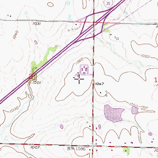 Topographic Map of Nike Elementary School, KS