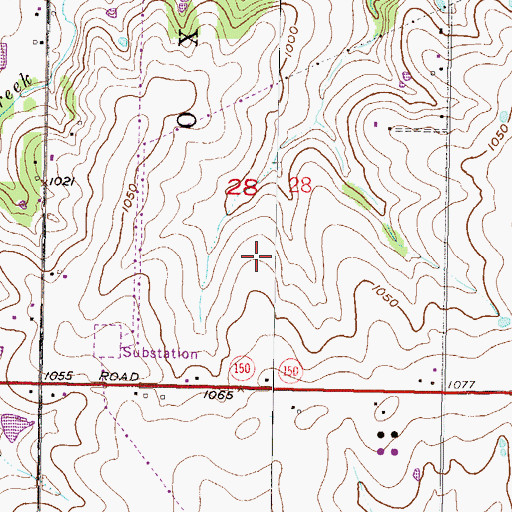 Topographic Map of Regency Place Elementary School, KS