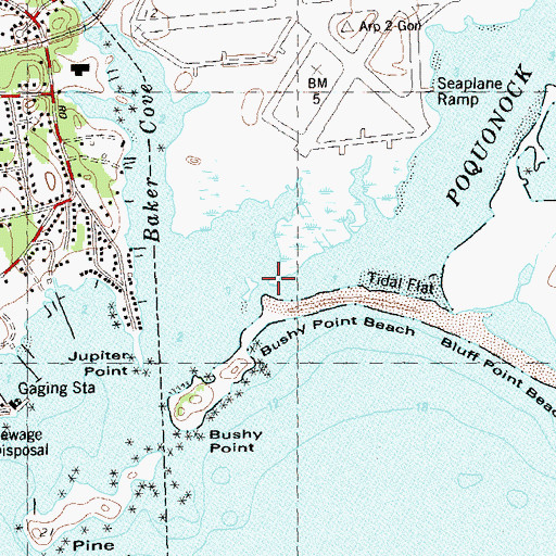 Topographic Map of Poquonock River, CT