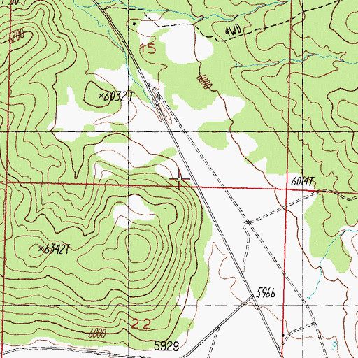 Topographic Map of Simee Dimeh Summit, NV