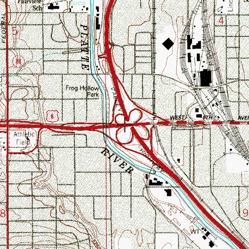 Topographic Map of Exit 209, CO