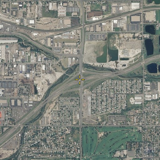 Aerial/Satellite Image of Exit 1B, CO
