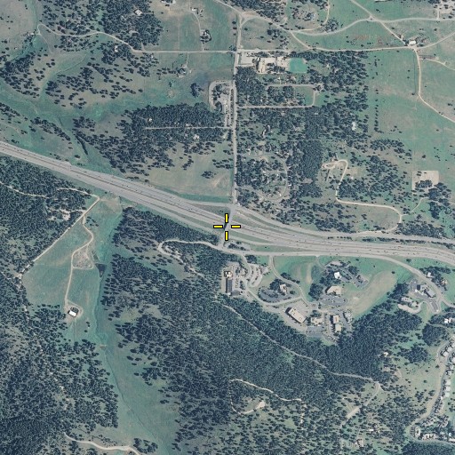Aerial/Satellite Image of Exit 254, CO