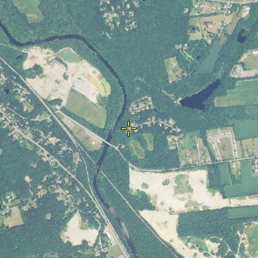 Aerial/Satellite Image of Potash Brook, CT