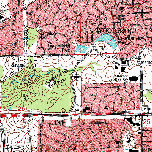 Topographic Map of The Church of Jesus Christ of Latter Day Saints, IL