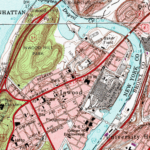 Topographic Map of Church of the Good Shepherd, NY