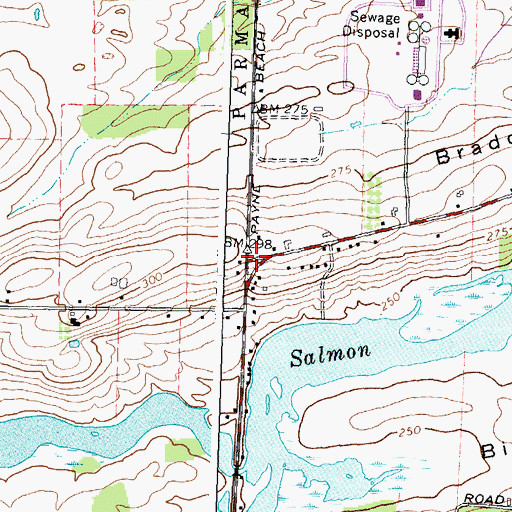 Topographic Map of School Number 13 (historical), NY
