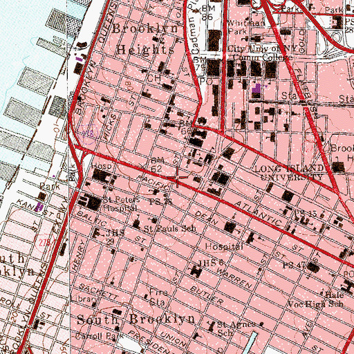Topographic Map of Coble Hill Fort (historical), NY