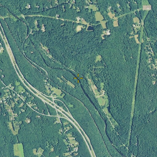 Aerial/Satellite Image of Pudding Brook, CT
