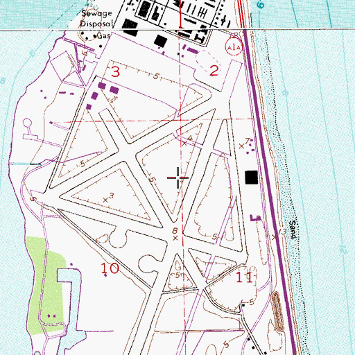 Topographic Map of Naval Air Station Banana River (historical), FL