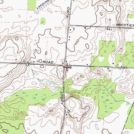 Topographic Map of School Number 4 (historical), NY