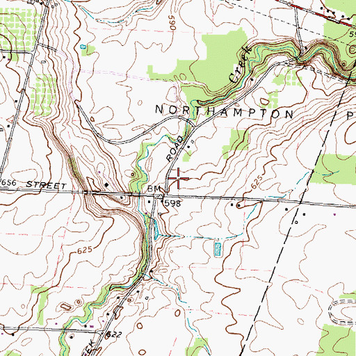 Topographic Map of School Number 5 (historical), NY