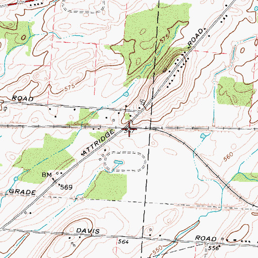 Topographic Map of Chili Junction (historical), NY