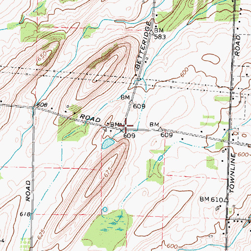 Topographic Map of School Number 10 (historical), NY