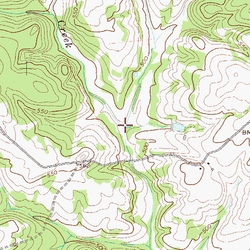 Topographic Map of Wilder Creek, SC