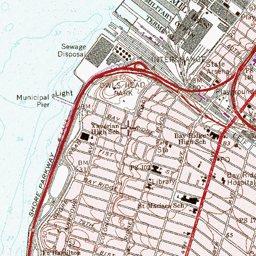 Topographic Map of New Hope Fellowship Church, NY