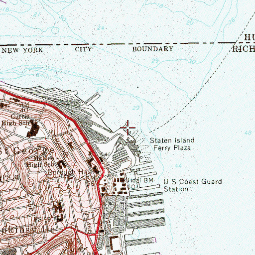 Topographic Map of Slip Number 1, NY