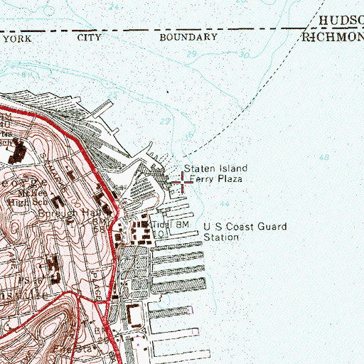 Topographic Map of Slip Number 6, NY