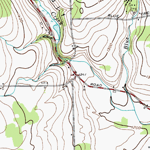 Topographic Map of School Number 7 (historical), NY
