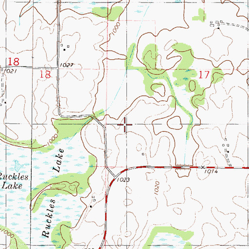 Topographic Map of North Saint Paul Post Office (historical), MN