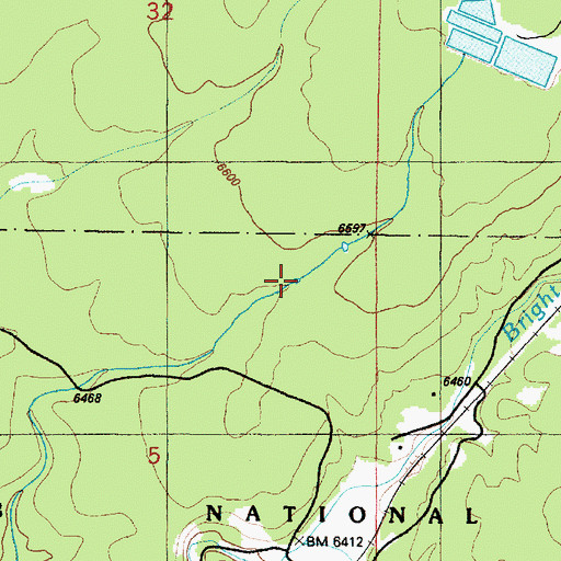Topographic Map of Sewer Number One Tank, AZ
