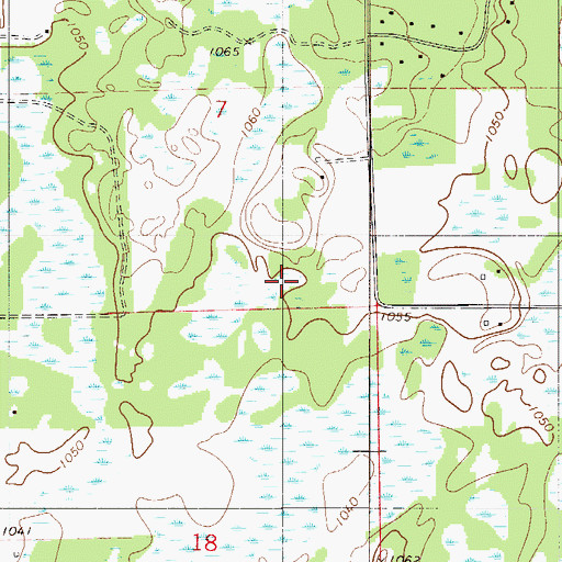 Topographic Map of Minnehaha Recreational Area, MN