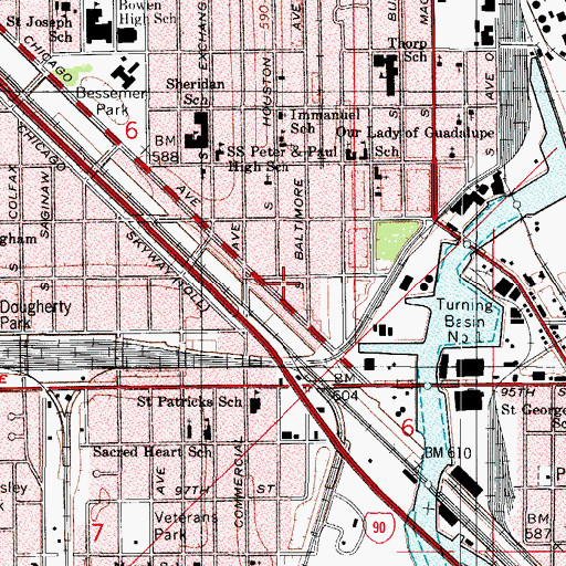Topographic Map of Chicago Engine Company 46, IL
