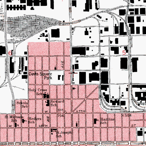 Topographic Map of Chicago Engine Company 49, IL