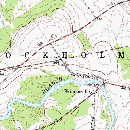 Topographic Map of School Number 8 (historical), NY