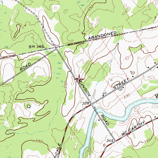 Topographic Map of School Number 10 (historical), NY