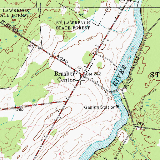 Topographic Map of School Number 13 (historical), NY