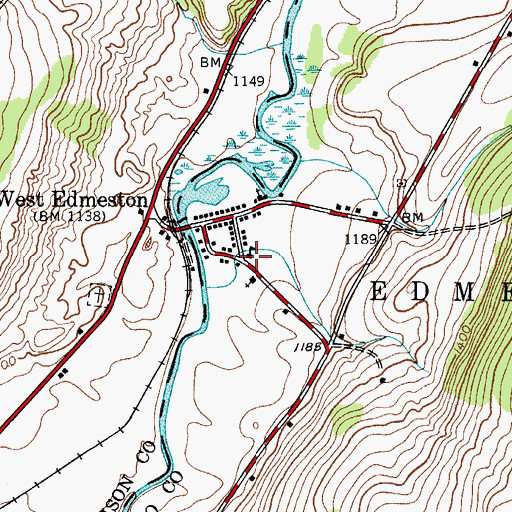 Topographic Map of School Number 7 (historical), NY