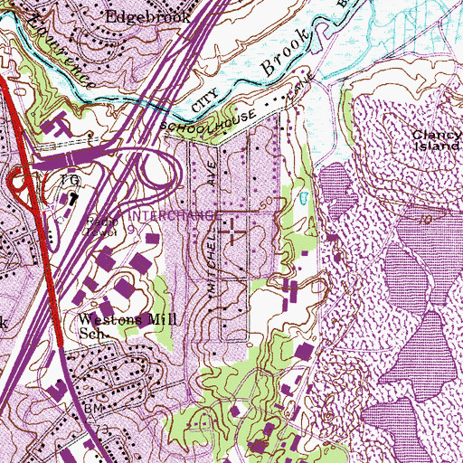 Topographic Map of Full Gospel Korean Assembly of God Church, NJ