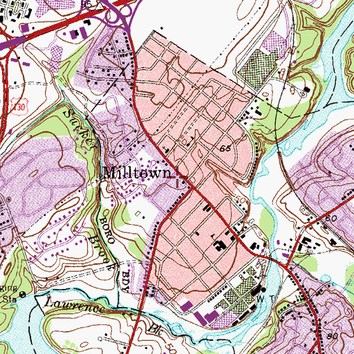 Topographic Map of Christian Renewal Ministries, NJ