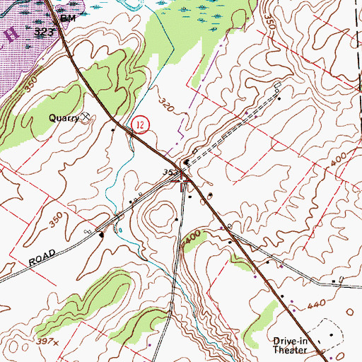 Topographic Map of School Number 4 (historical), NY