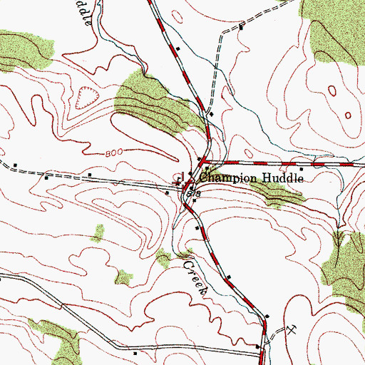 Topographic Map of School Number 8 (historical), NY