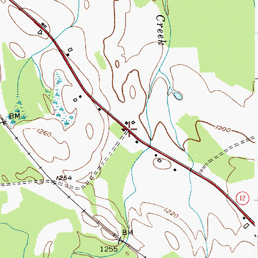 Topographic Map of School Number 2 (historical), NY