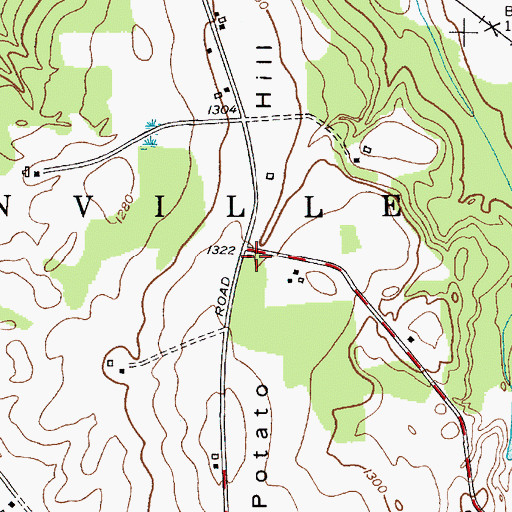 Topographic Map of School Number 5 (historical), NY