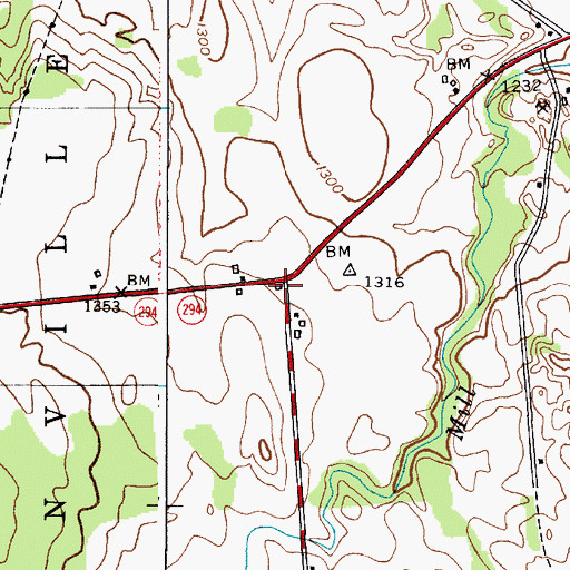 Topographic Map of School Number 3 (historical), NY