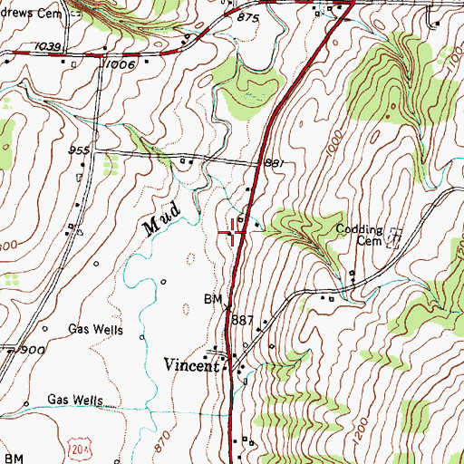 Topographic Map of School Number 2 (historical), NY