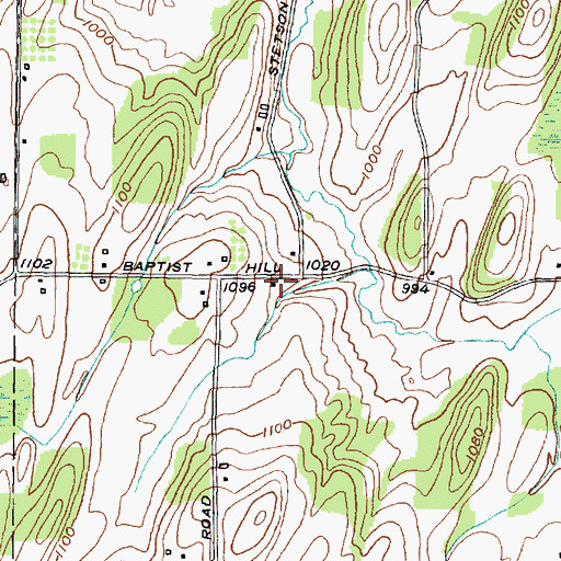 Topographic Map of School Number 3 (historical), NY