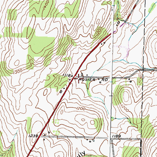 Topographic Map of School Number 6 (historical), NY