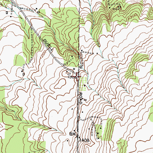 Topographic Map of School Number 10 (historical), NY