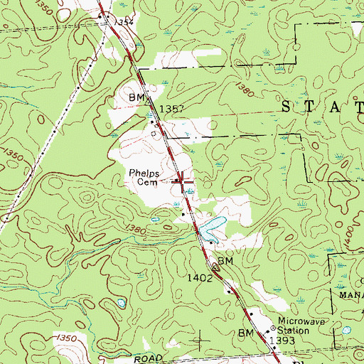 Topographic Map of School Number 5 (historical), NY