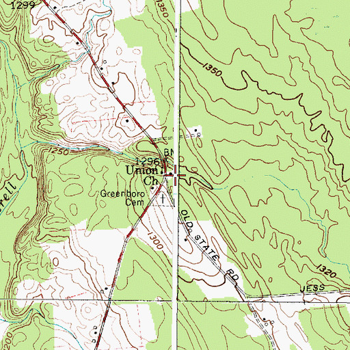 Topographic Map of School Number 8 (historical), NY