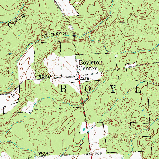 Topographic Map of School Number 8 (historical), NY