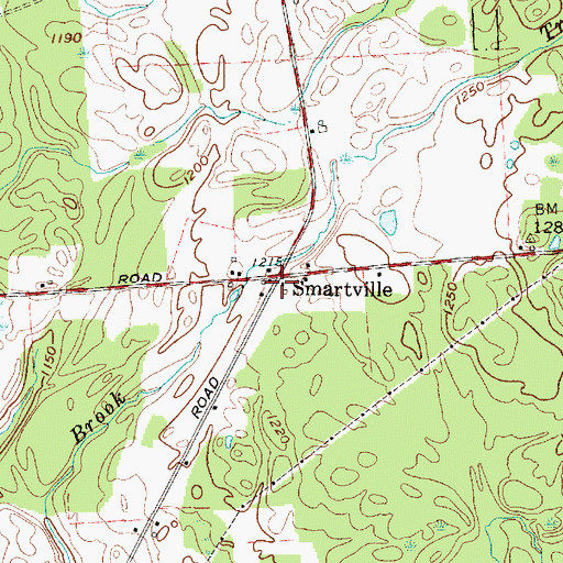 Topographic Map of School Number 9 (historical), NY