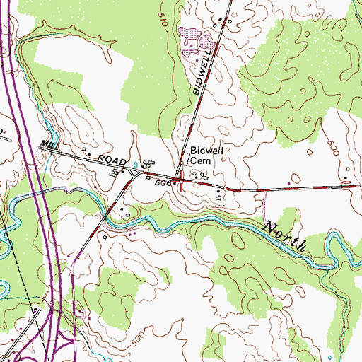Topographic Map of School Number 5 (historical), NY