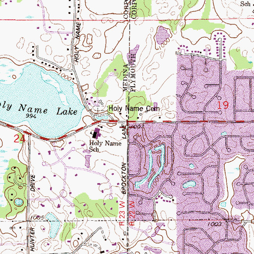 Topographic Map of Ditter Post Office (historical), MN